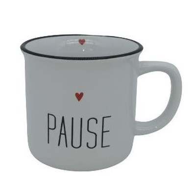 VBF25: Keramik-Tasse &quot;Pause&quot;