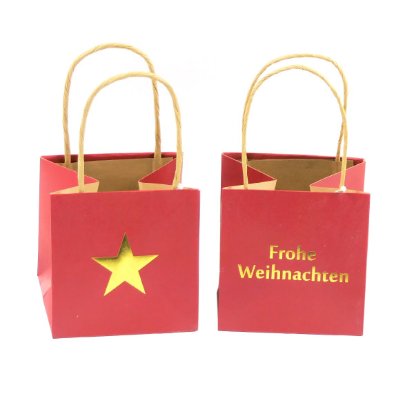 Papier-Tasche &quot;Frohe Weihnachten&quot;