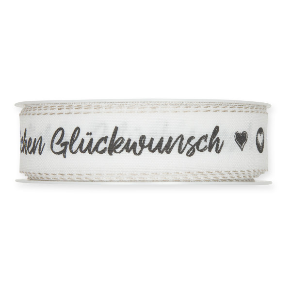 Druckband &quot;Herzlichen Glückwunsch&quot;