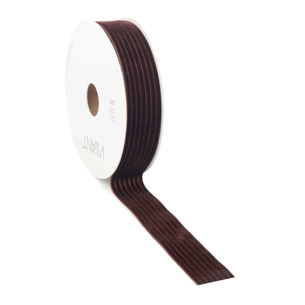 Samtband Velvety Stripe