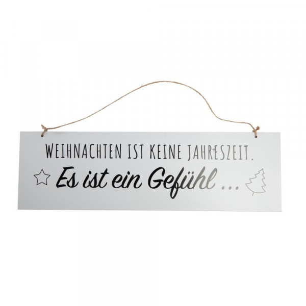 Holz-Türschild &quot;&#039;Weihnachten ist keine Jahreszeit...&quot;