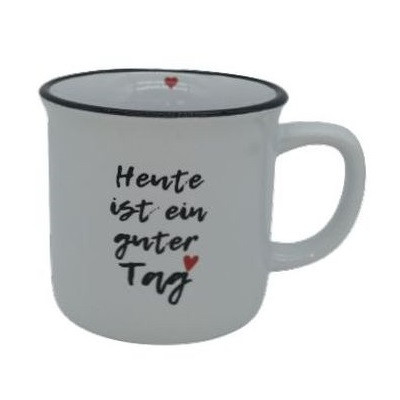 VBF25: Keramik-Tasse &quot;Heute ist ein guter Tag&quot;