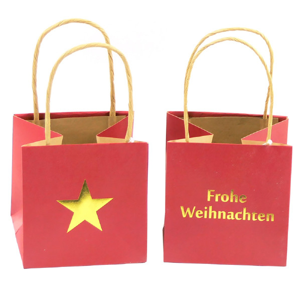 Papier-Tasche &quot;Frohe Weihnachten&quot;